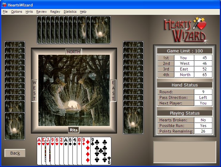 HeartsWizard 2.5.7 screenshot
